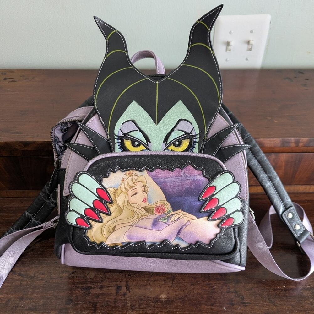 Loungefly Disney Villains Scene Maleficent Sleeping Beauty Mini Backpack